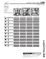 Предварительный просмотр 2 страницы Lightolier Lytespan 6298 Specification