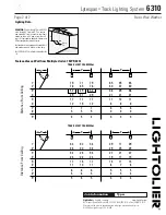 Preview for 2 page of Lightolier Lytespan 6310 Specification