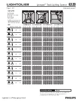 Preview for 2 page of Lightolier Lytespan 6320 Specification