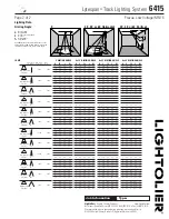 Предварительный просмотр 2 страницы Lightolier Lytespan 6415 Specification