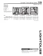 Предварительный просмотр 2 страницы Lightolier Lytespan 7178 Specification