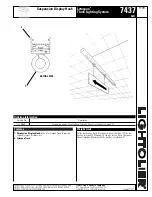 Предварительный просмотр 1 страницы Lightolier Lytespan 7437 Specification