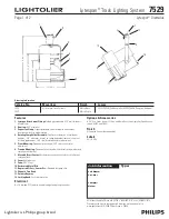 Предварительный просмотр 1 страницы Lightolier Lytespan 7529 Specification