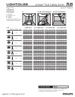 Предварительный просмотр 2 страницы Lightolier Lytespan 7529 Specification