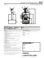 Предварительный просмотр 1 страницы Lightolier Lytespan 7637 Specification