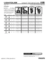 Preview for 2 page of Lightolier Lytespan 8105 Specification