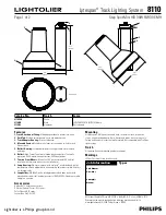 Предварительный просмотр 1 страницы Lightolier Lytespan 8110 Specification