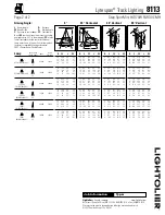 Предварительный просмотр 2 страницы Lightolier Lytespan 8113 Specification