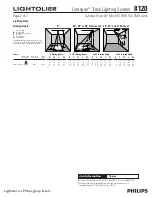 Предварительный просмотр 2 страницы Lightolier Lytespan 8120 Specification