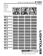 Предварительный просмотр 2 страницы Lightolier Lytespan 8171WH Specification