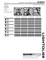 Предварительный просмотр 2 страницы Lightolier Lytespan 8226WH Specification