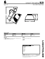 Lightolier Lytespan 8229 Specification предпросмотр