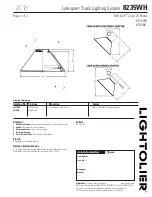 Lightolier Lytespan 8235WH Specification preview