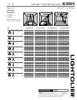 Предварительный просмотр 2 страницы Lightolier Lytespan 8235WH Specification