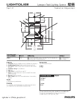 Lightolier Lytespan 8266 Specification preview