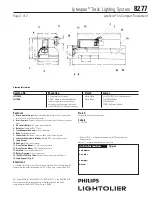 Lightolier Lytespan 8277 Specification предпросмотр