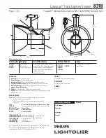 Lightolier Lytespan 8318 Specification предпросмотр