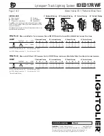 Preview for 2 page of Lightolier Lytespan 83ED17RWF Specification