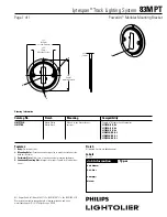 Lightolier Lytespan 83MPT Specification предпросмотр