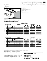 Предварительный просмотр 2 страницы Lightolier Lytespan 83W4 Specification