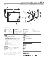 Lightolier Lytespan 83W6 Specification предпросмотр