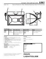 Предварительный просмотр 1 страницы Lightolier Lytespan 83W7 Specification