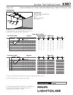 Предварительный просмотр 2 страницы Lightolier Lytespan 83W7 Specification