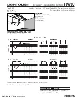 Preview for 2 page of Lightolier Lytespan 83W7U Specification