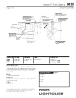 Lightolier Lytespan 8430 Specification предпросмотр