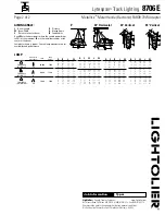 Предварительный просмотр 2 страницы Lightolier Lytespan 8706E Specification