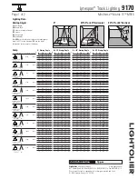 Предварительный просмотр 2 страницы Lightolier Lytespan 9170 Specification