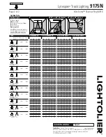 Предварительный просмотр 2 страницы Lightolier Lytespan 9175N Specification