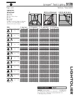 Предварительный просмотр 2 страницы Lightolier Lytespan 9178 Specification