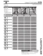Предварительный просмотр 2 страницы Lightolier Lytespan 9179 Specification