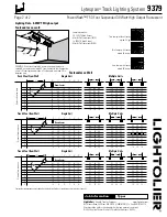 Предварительный просмотр 2 страницы Lightolier Lytespan 9379 Specification