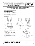 Lightolier LYTESPOT TO LYTESPAN TRACK Instructions For Maintenance Reference предпросмотр