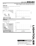 Предварительный просмотр 2 страницы Lightolier MD*COFFER MDCG2BX Specification