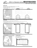 Предварительный просмотр 2 страницы Lightolier MD4GPSVA2SB4SB Specification