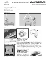 Предварительный просмотр 3 страницы Lightolier MD4GPSVA2SB4SB Specification