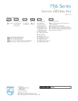 Предварительный просмотр 2 страницы Lightolier MJ6 Series Specification