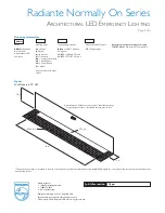 Предварительный просмотр 2 страницы Lightolier On Series Specification