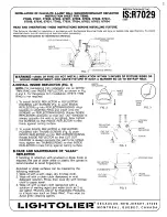 Lightolier P7006 Installation Instructions preview