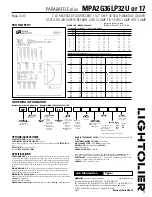 Preview for 2 page of Lightolier PARABAFFLE plus MPA2G36LP32U Specification Sheet