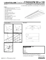 Предварительный просмотр 1 страницы Lightolier Paraplus II PPH2G12FW232 Specification