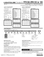 Предварительный просмотр 2 страницы Lightolier Paraplus II PPH2G12FW232 Specification