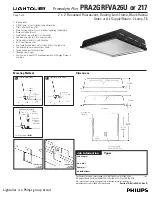 Lightolier PRISMALYTE plus PRA2GRFVA26U Specification предпросмотр