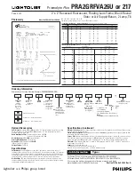 Предварительный просмотр 2 страницы Lightolier PRISMALYTE plus PRA2GRFVA26U Specification