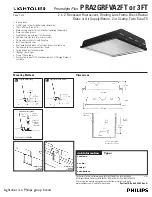 Lightolier Prismalyte Plus PRA2GRFVA2FT Specification preview