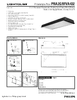 Preview for 1 page of Lightolier PRISMALYTE plus PRA2GRFVA432 Specification