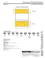 Preview for 2 page of Lightolier Pristine Series Specification